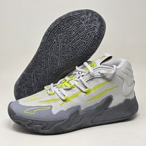 Puma LaMelo Ball MB.03 JR 'Chino Hills Grey Silver 379292-01 Youth Size 5 New